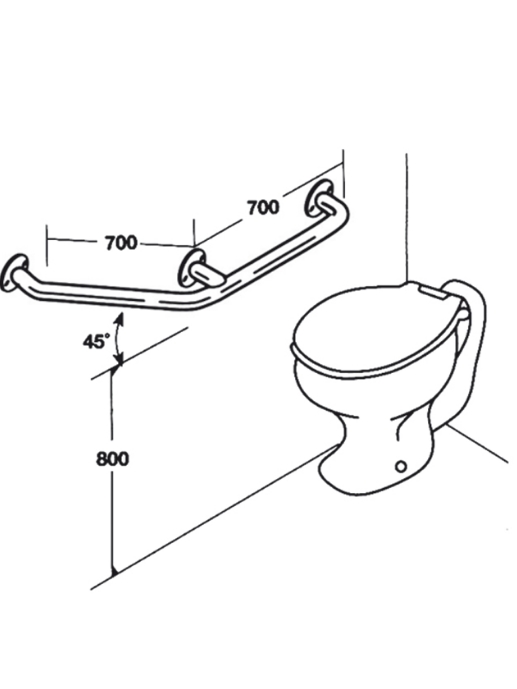 Toilet Rail - Type 06
