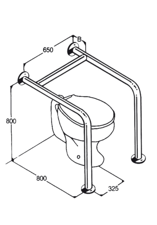 Toilet Rail - Type 10
