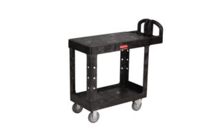 Rubbermaid Small Heavy Duty Utility Cart w/Flat Shelf
