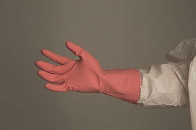 Silverlined Rubber Gloves – Pink