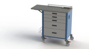 12-24 Unit Medication Trolley