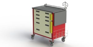 Emergency Care Trolley (Crash Cart)