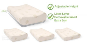 Naturelle Latex Pillow - Gently Contoured - Image 3