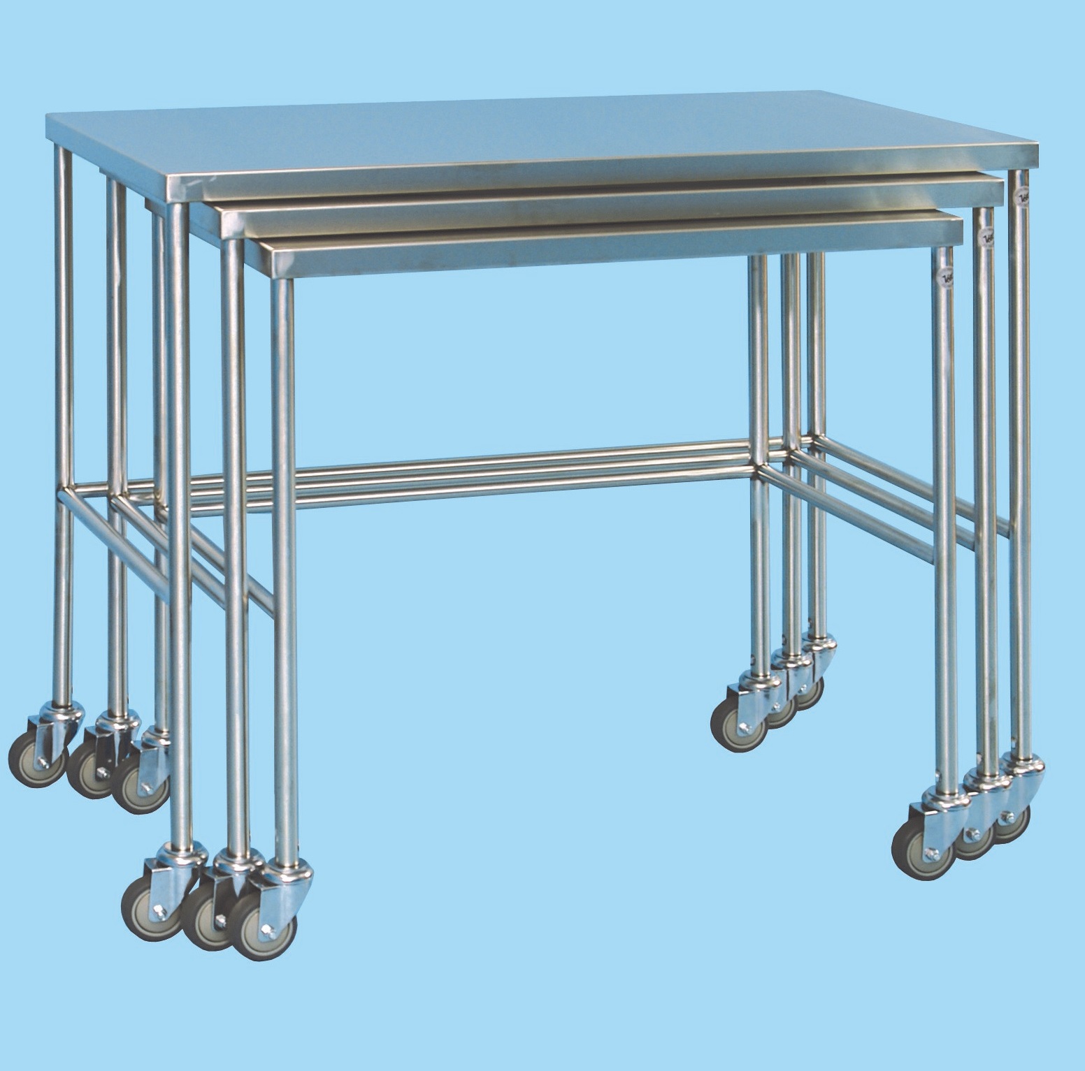 Nest of Three Instrument Tables