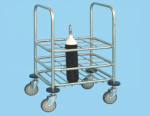 Cylinder Storage Trolley For C Size