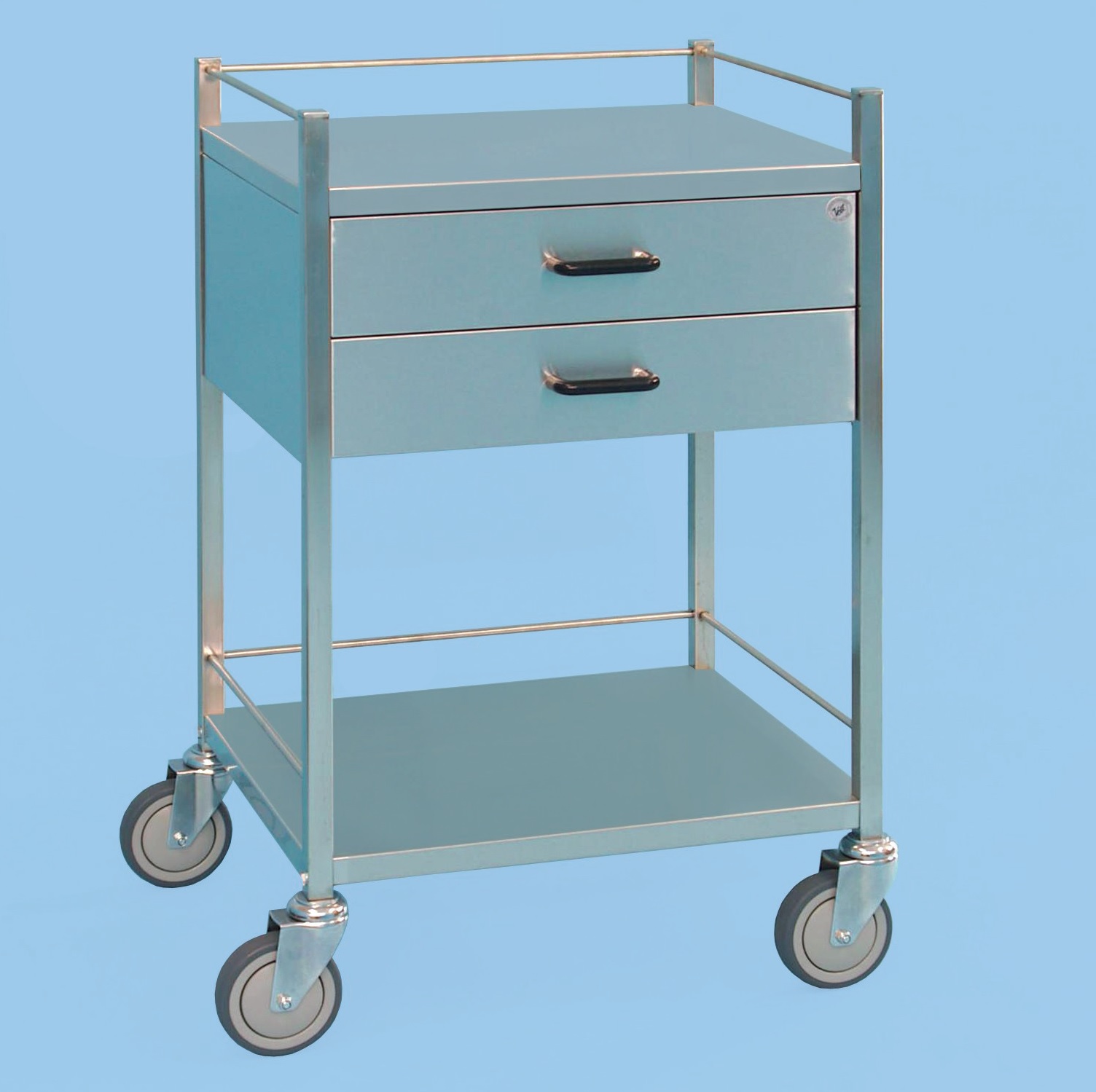 Two Drawer Equipment Trolley