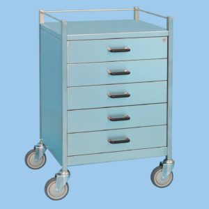 Five Drawer Equipment Trolley