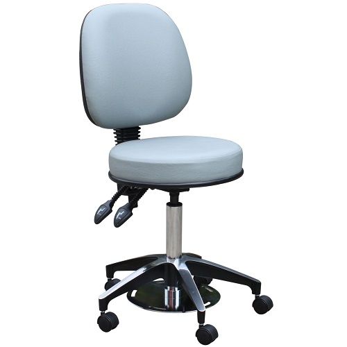 Foot Control Surgeon Stool with Backrest