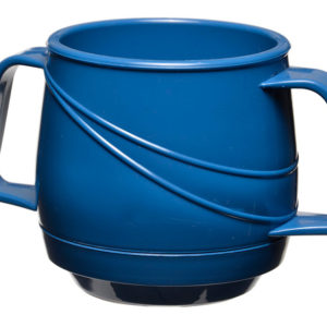 Insulated Moderne Double Handle Mug - Blue
