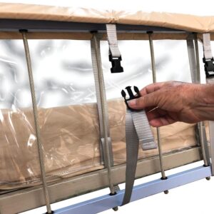 Alternative view of Clear Bed Rail Protector