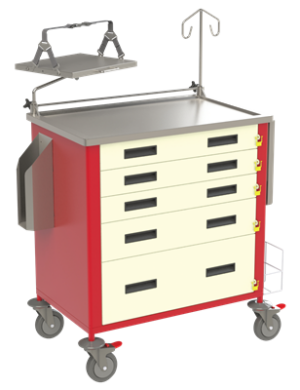 Emergency Care Trolley (Crash Cart)