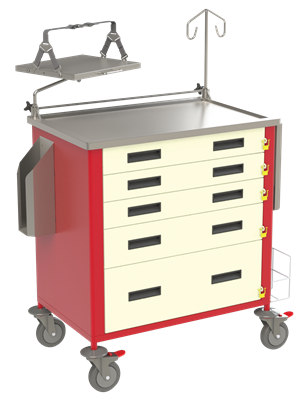 Emergency Care Trolley (Crash Cart)