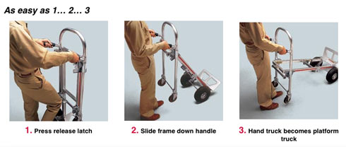 Magliner Gemini Senior Convertible Hand Truck - Image 2