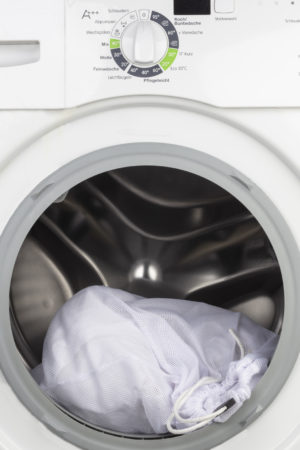Net Mesh Bag in Washing Machine