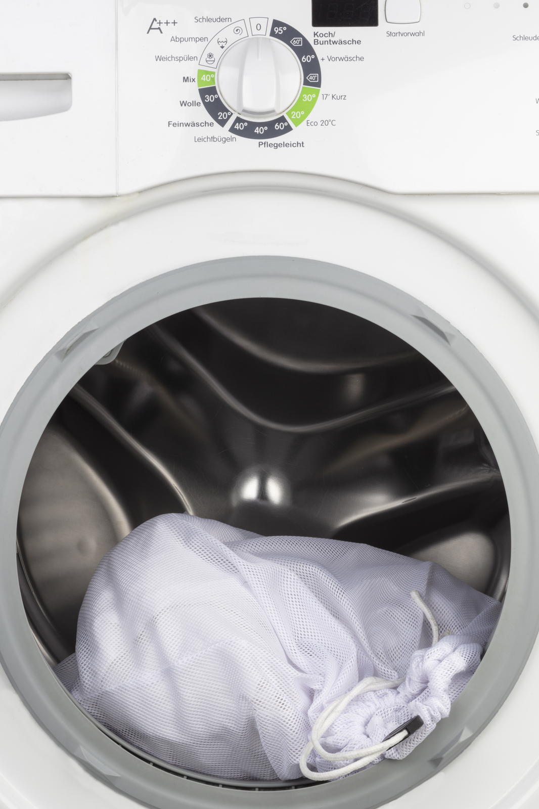 Net Mesh Bag in Washing Machine