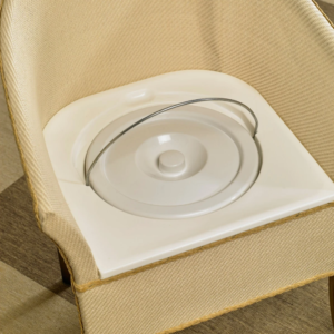 Alternative view of Bedside Commode Basketweave