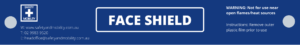 Alternative view of Face Shielding Mask