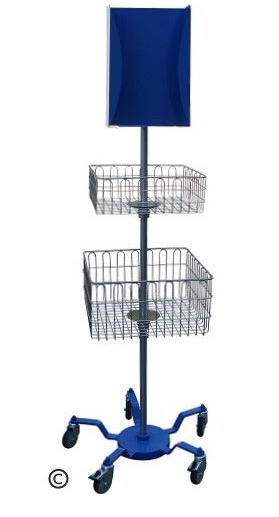 Mobile PPE Stand