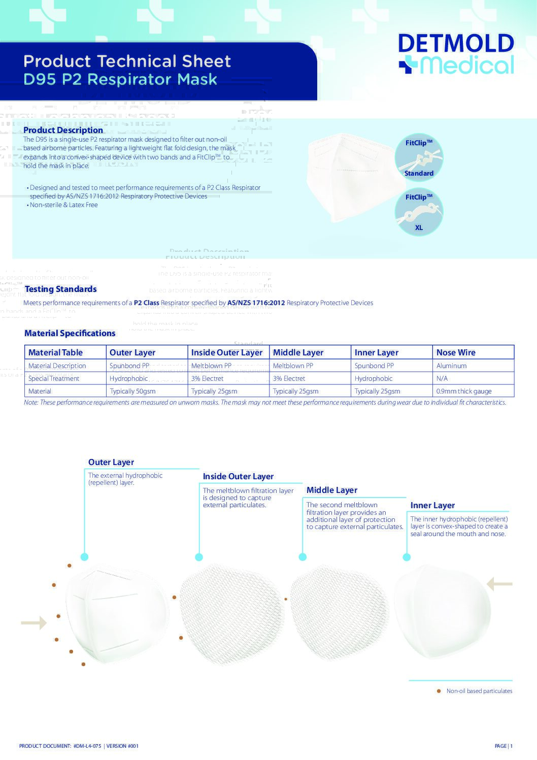 D95 P2 Respirator Masks with FitClip™ - Image 4