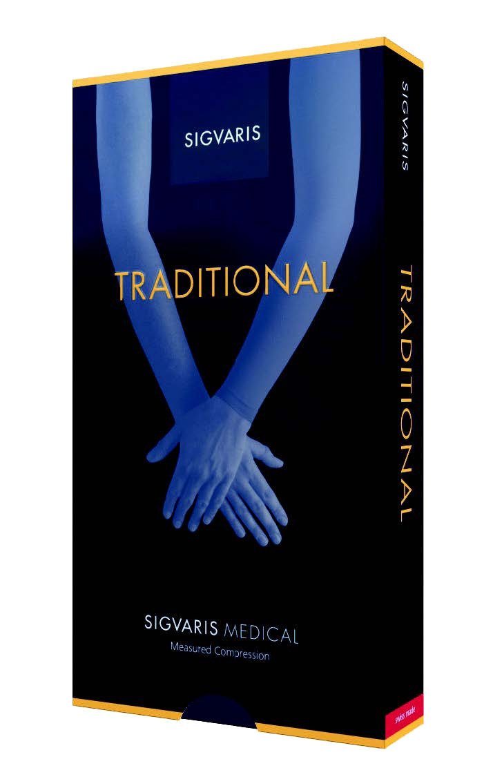 Sigvaris Traditional Armsleeve (C-G Without Mitten) Class 2 (Grip Top) - Image 2