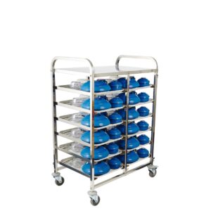 Stainless Steel Meal Delivery Trolley - Image 3