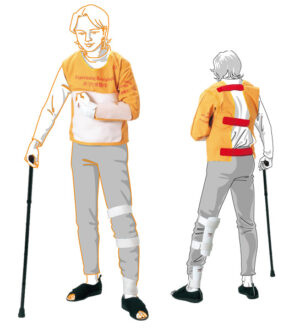 Hemiplegia Simulation Suit