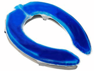 Cushioned Gel and Foam Toilet Seat