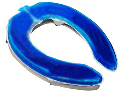 Cushioned Gel and Foam Toilet Seat