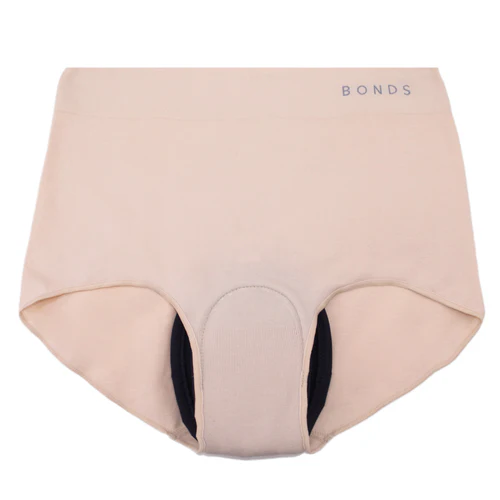 Women's BONDS Comfytails Full Brief With Incontinence Pad