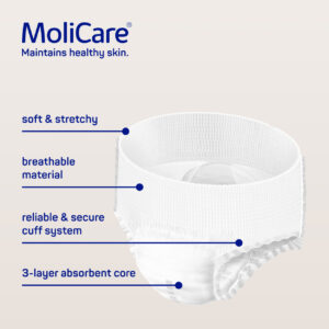 MoliCare Premium Mobile Pants - 10 Drops - Unisex - Image 3