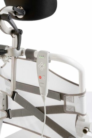 Etac Alto Electronic Mobile Shower Commode with Pan Holder - Image 4