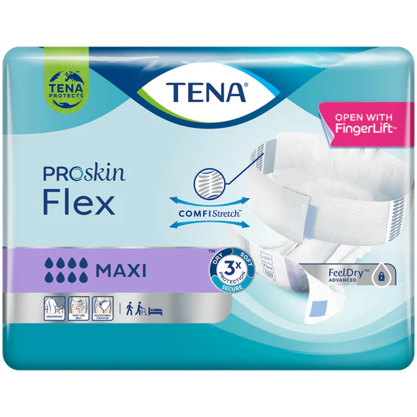 TENA ProSkin Flex Maxi - Belted Incontinence Brief - Unisex