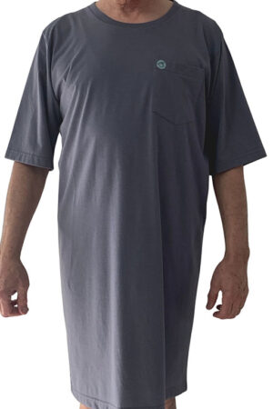 Adaptive Open Back Round Neck 3/4 Sleeve Long T-Shirt - Image 6
