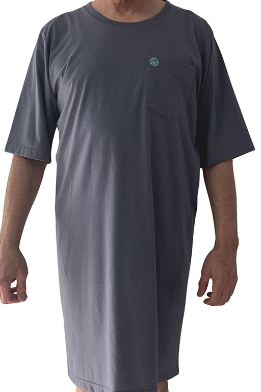 Adaptive Open Back Round Neck 3/4 Sleeve Long T-Shirt - Image 6