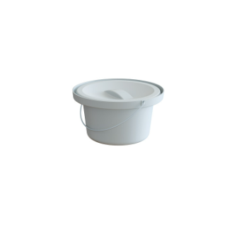 King Commode Chair with Backrest and Armrest - Image 3