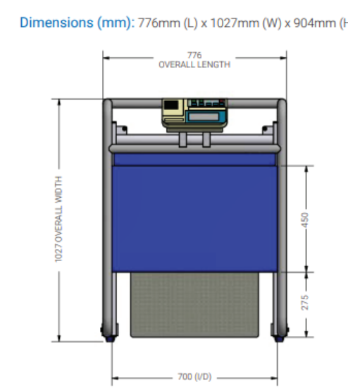 Super Bariatric Chair Scale SWL: 500kg - Image 3