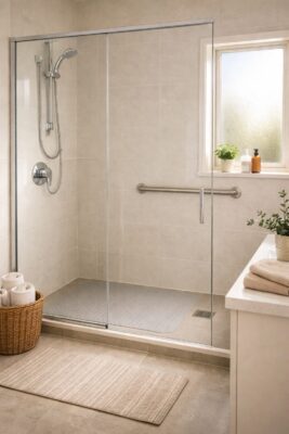 Modern accessible bathroom design