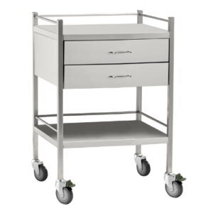 2 Drawer Instrument Trolley