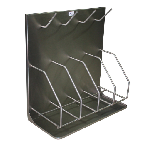 4 Bedpan & 4 Bottle Rack