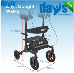 Days Upright Forearm Walker - SWL 150kg - Image 7